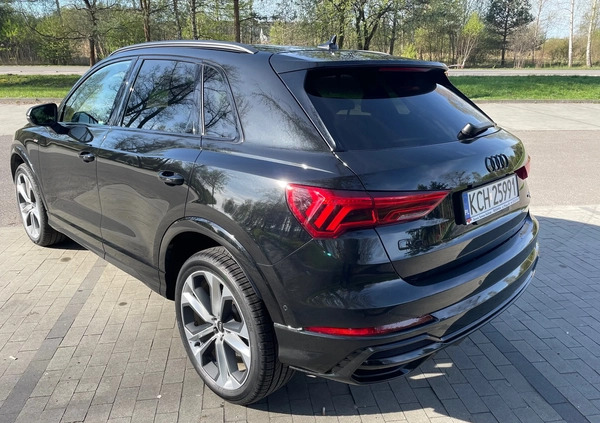 Audi Q3 cena 159900 przebieg: 46291, rok produkcji 2021 z Jordanów małe 121